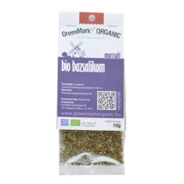 bio Bazsalikom, morzsolt, 10g