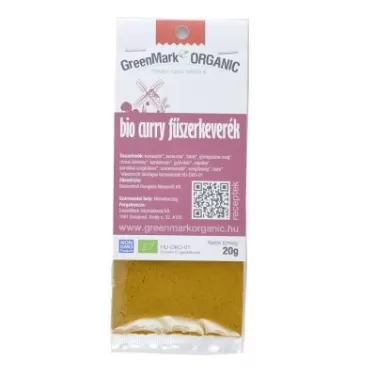 bio Curry fűszerkeverék, 20 g