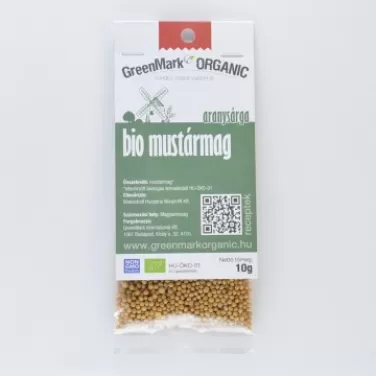 bio Mustármag, aranysárga, 10 g