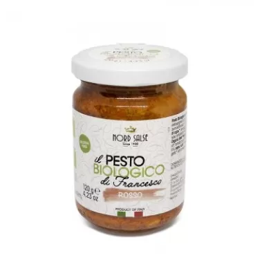 BIO NordSalse Francesco's Pesto, Vörös, gluténmentes 120g